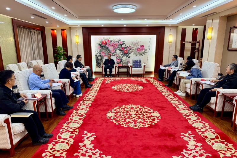 刘毅主委带队赴民进中央汇报工作